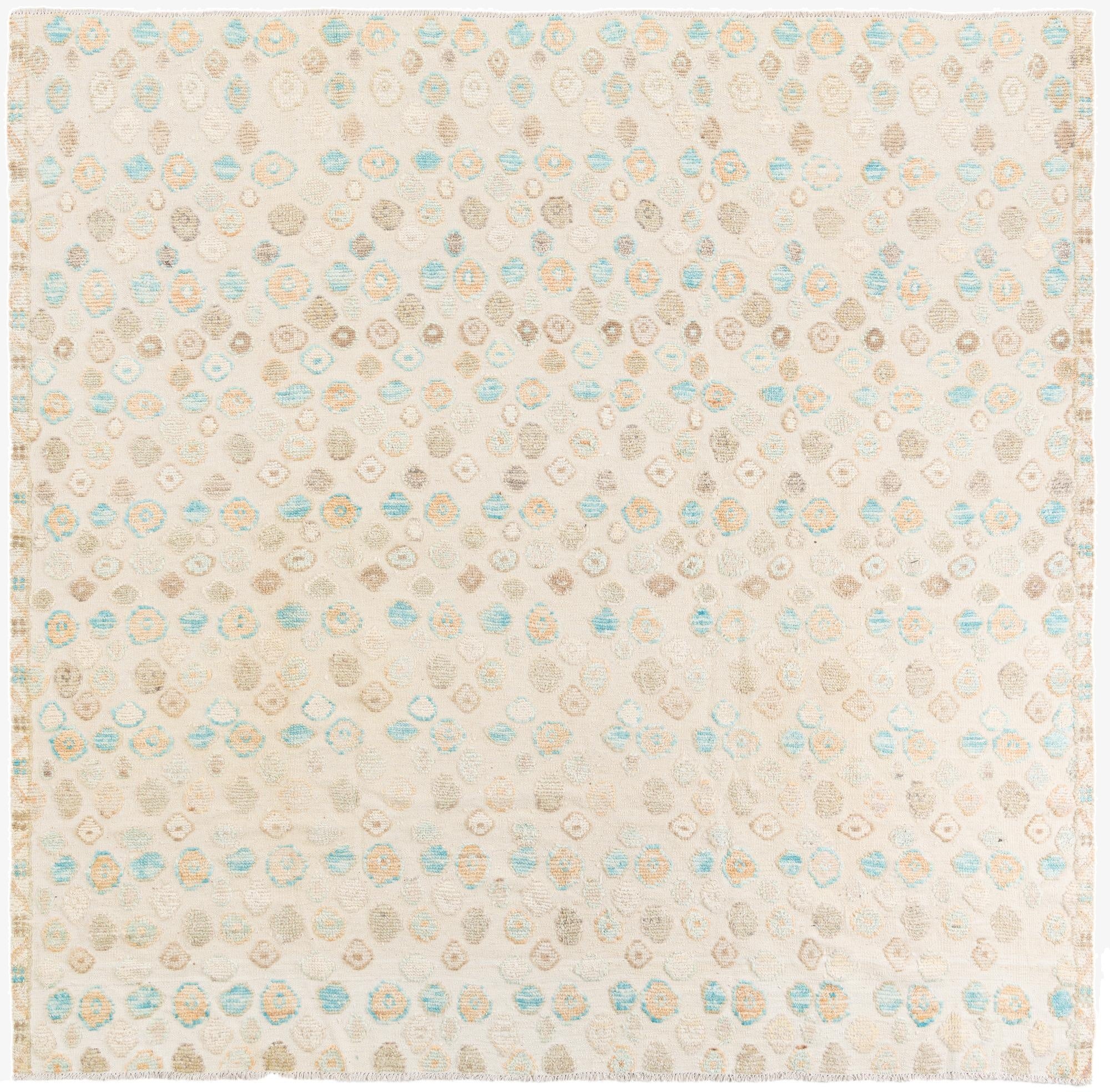  8' 8 x 8' 10  Hand Knotted Darya Wool Square Rug