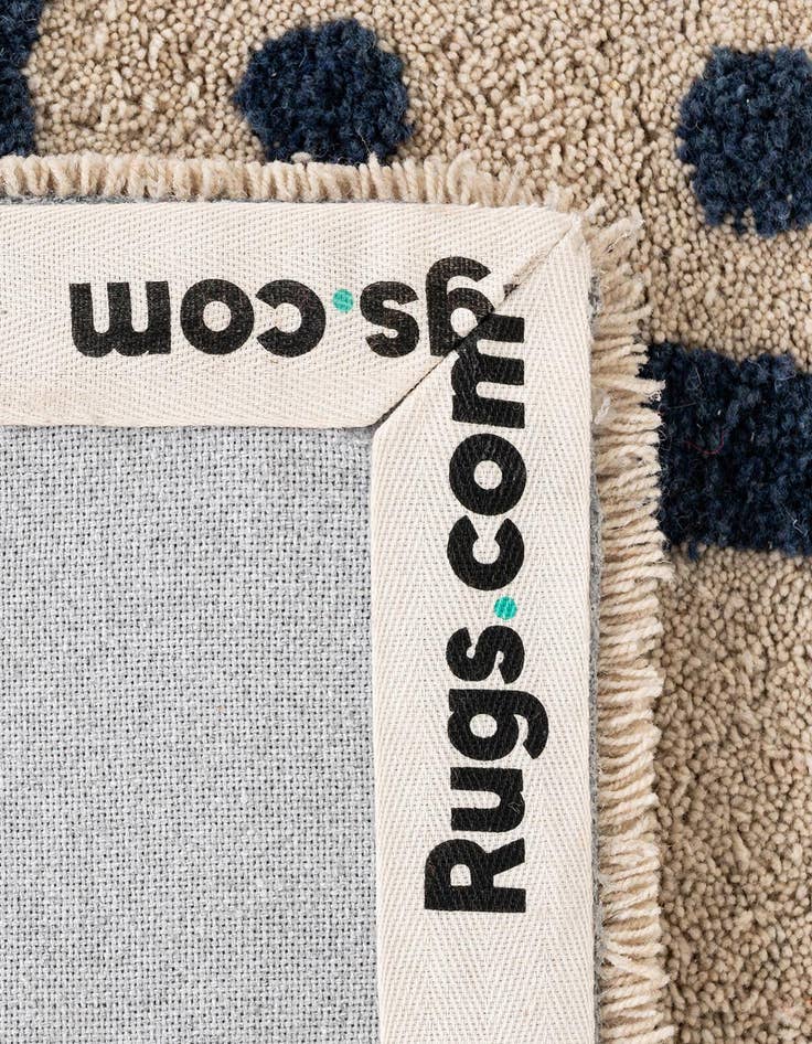 Detail image of  8' x 8' Handtufted Wool Square Rug