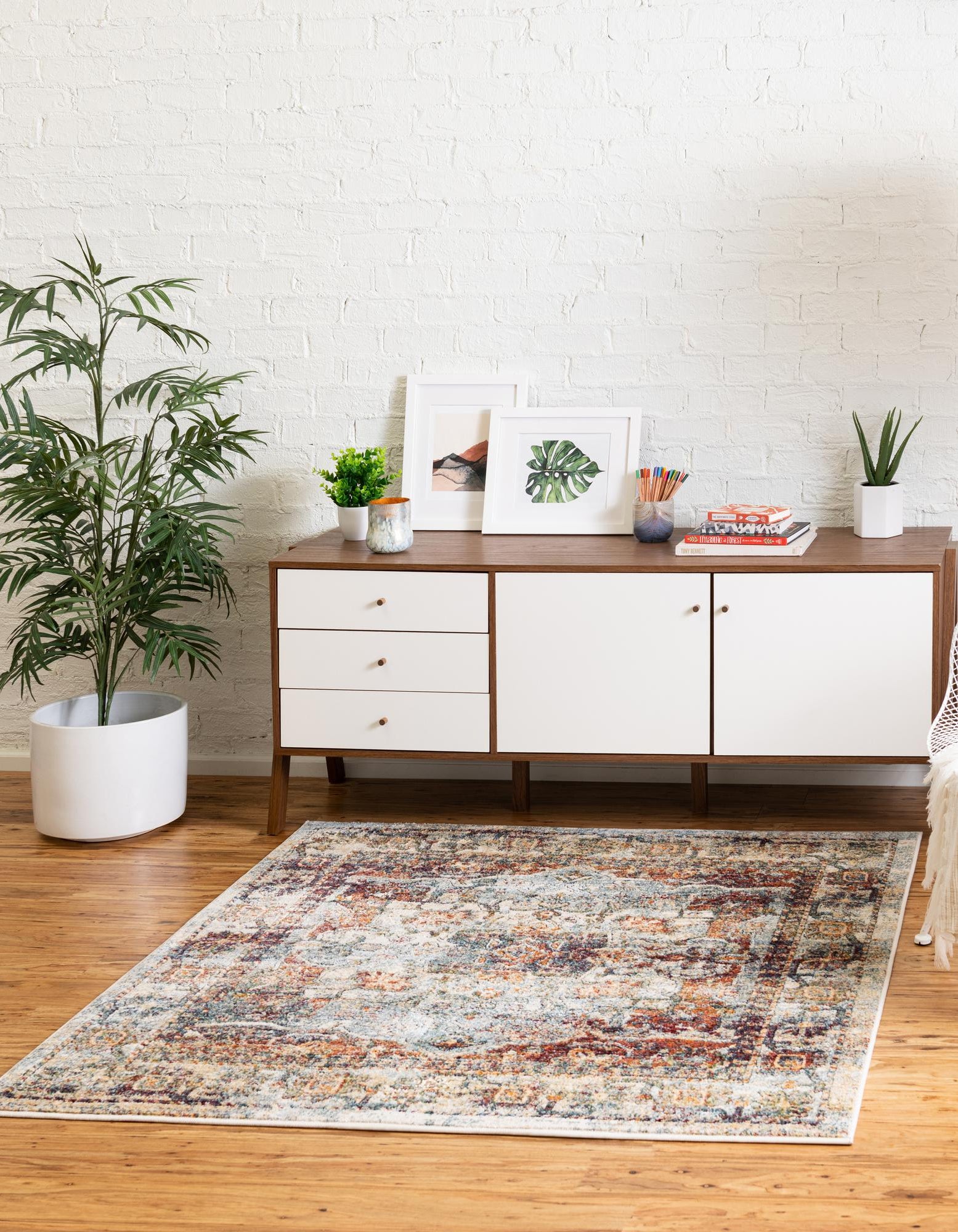 Ivory 7' x 7' Isabella Square Rug | Rugs.com