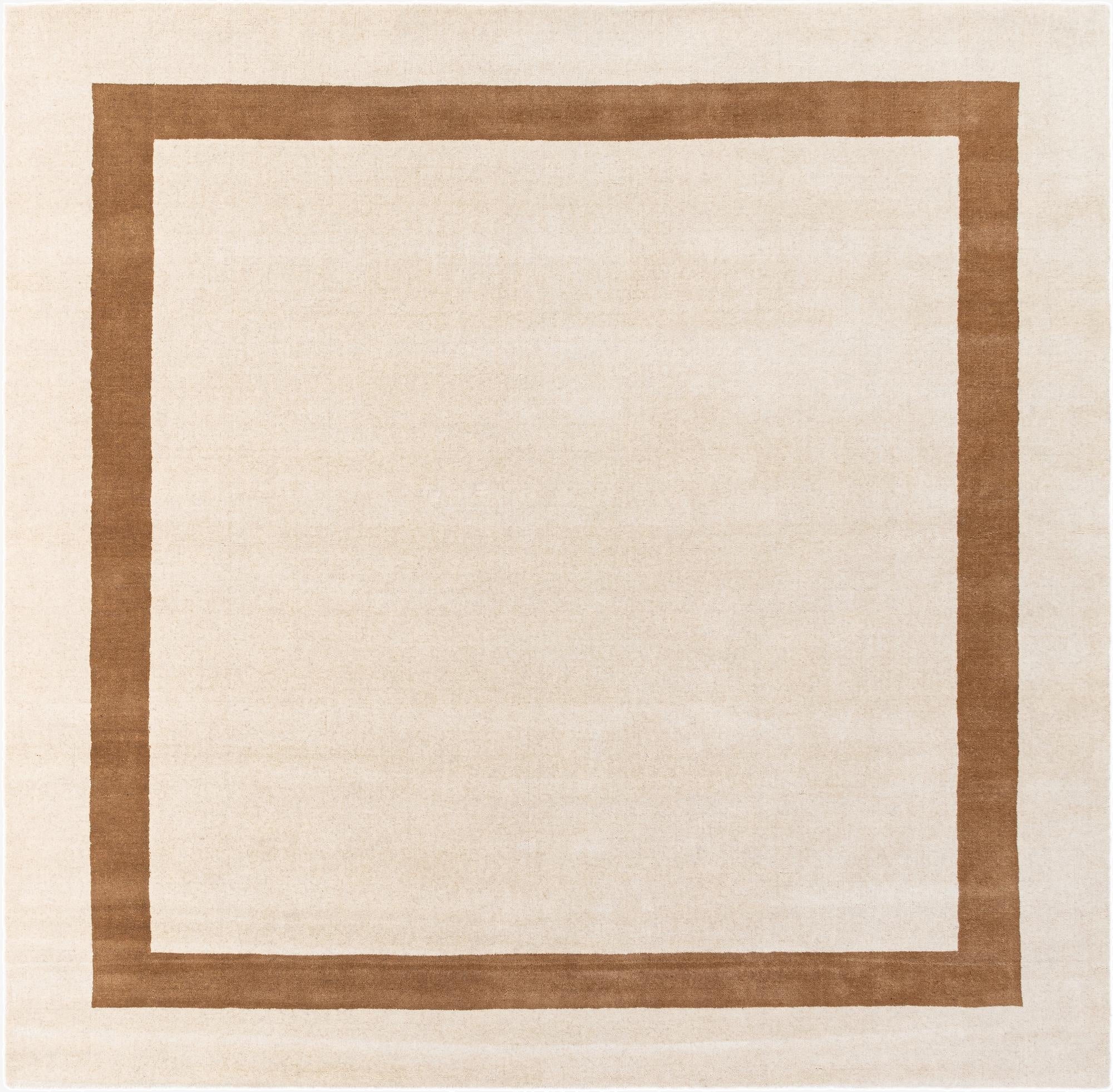 Primary image  7' 10 x 7' 10 Jill Zarin Border Wool Square Rug