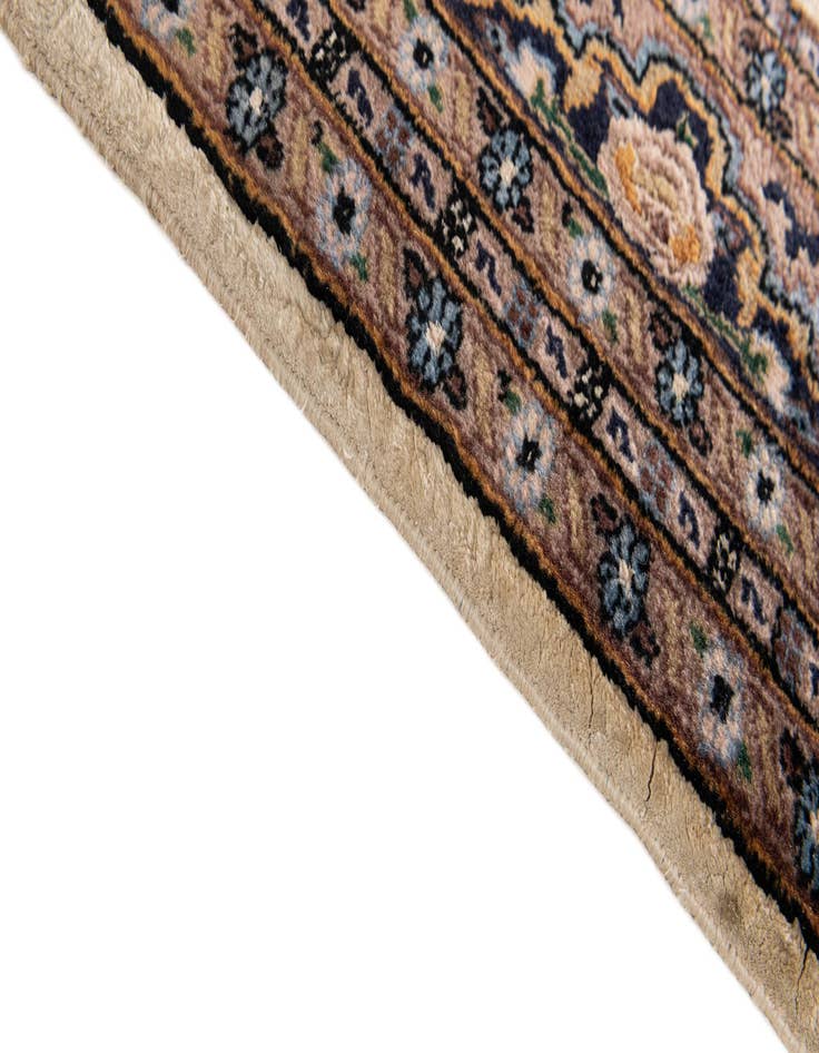 Detail image of  2' 11 x 3'  Hand Knotted Kashmir Oriental Square Rug