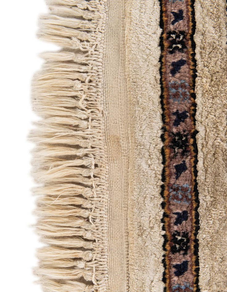 Detail image of  2' 11 x 3'  Hand Knotted Kashmir Oriental Square Rug