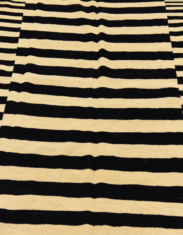 Detail image of  6' x 7' 7  Hand Woven Kilim Modern Wool Square Rug