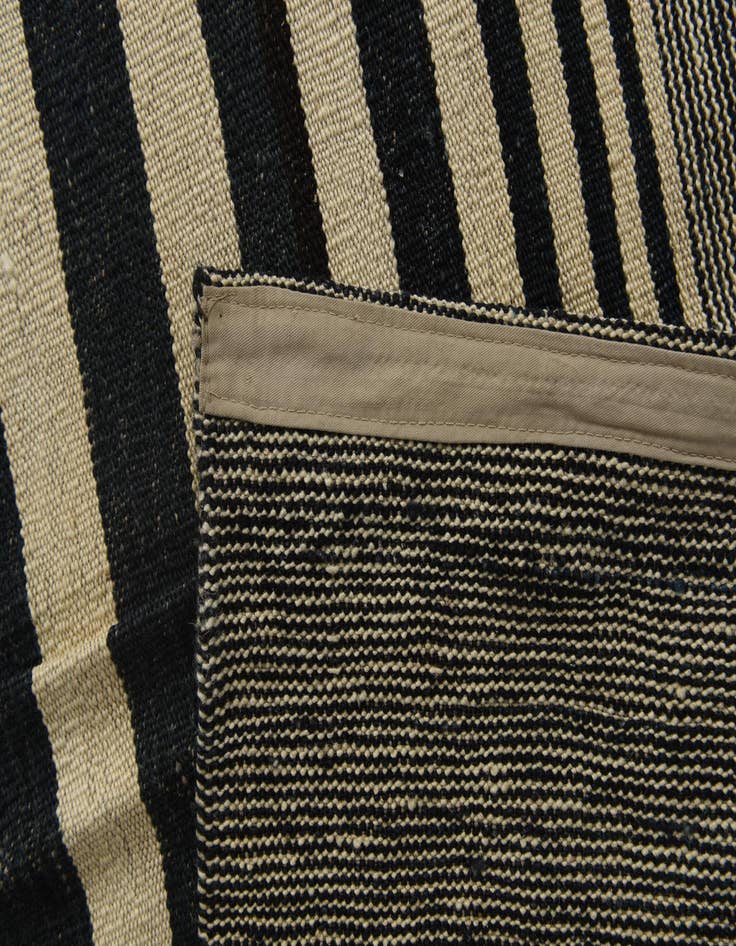 Detail image of  8' 9 x 9' 6  Hand Woven Kilim Modern Wool Square Rug