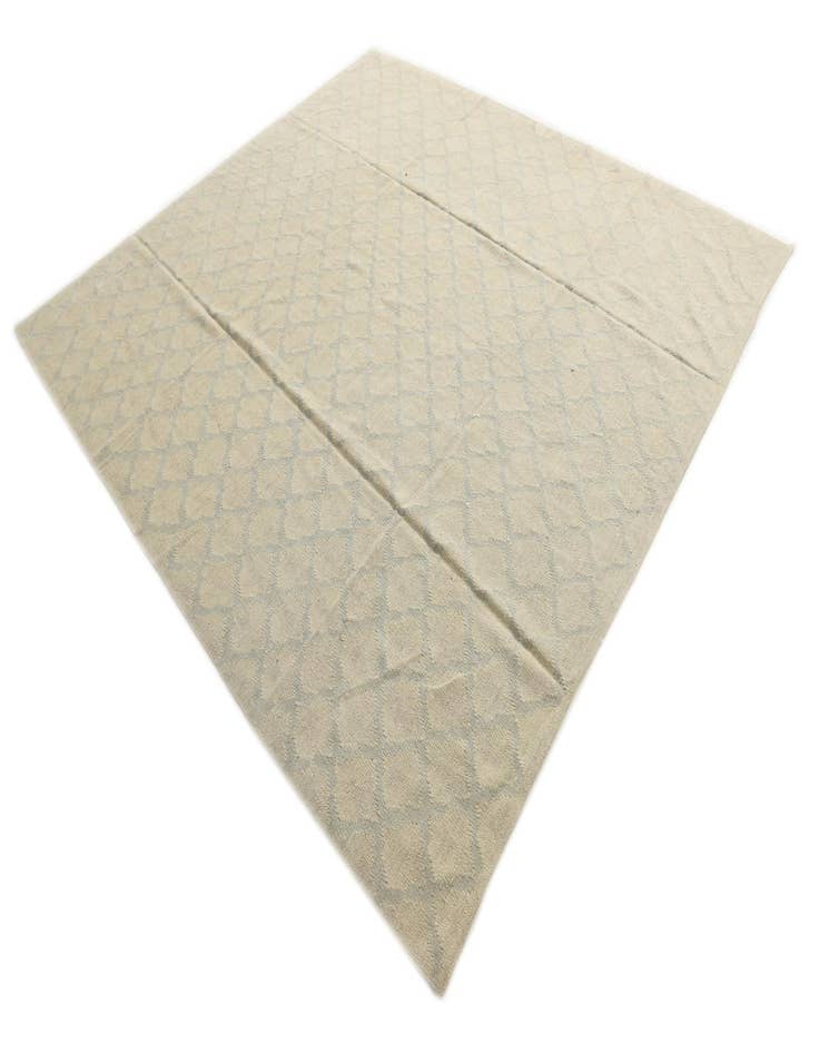 Detail image of  8' 10 x 9' 5  Hand Woven Kilim Modern Wool Square Rug