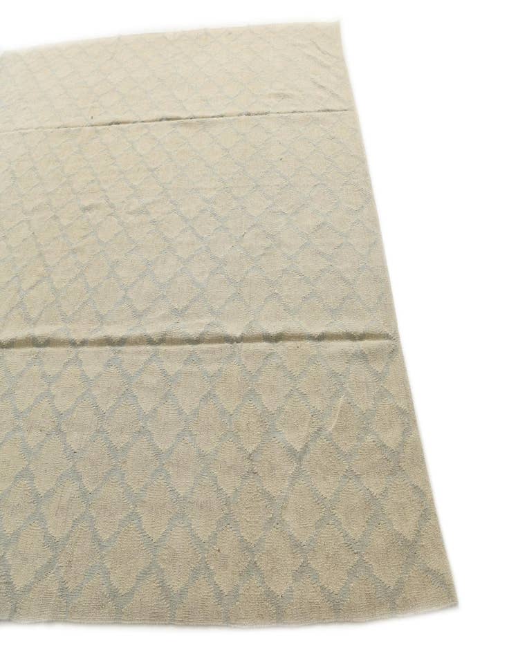 Detail image of  8' 10 x 9' 5  Hand Woven Kilim Modern Wool Square Rug