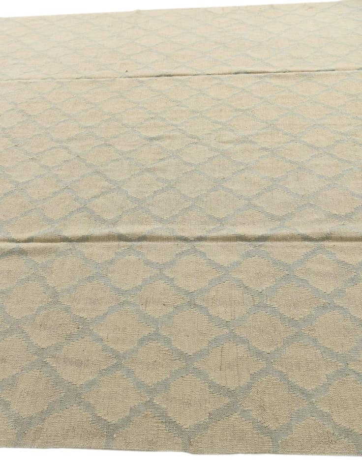 Detail image of  8' 10 x 9' 5  Hand Woven Kilim Modern Wool Square Rug