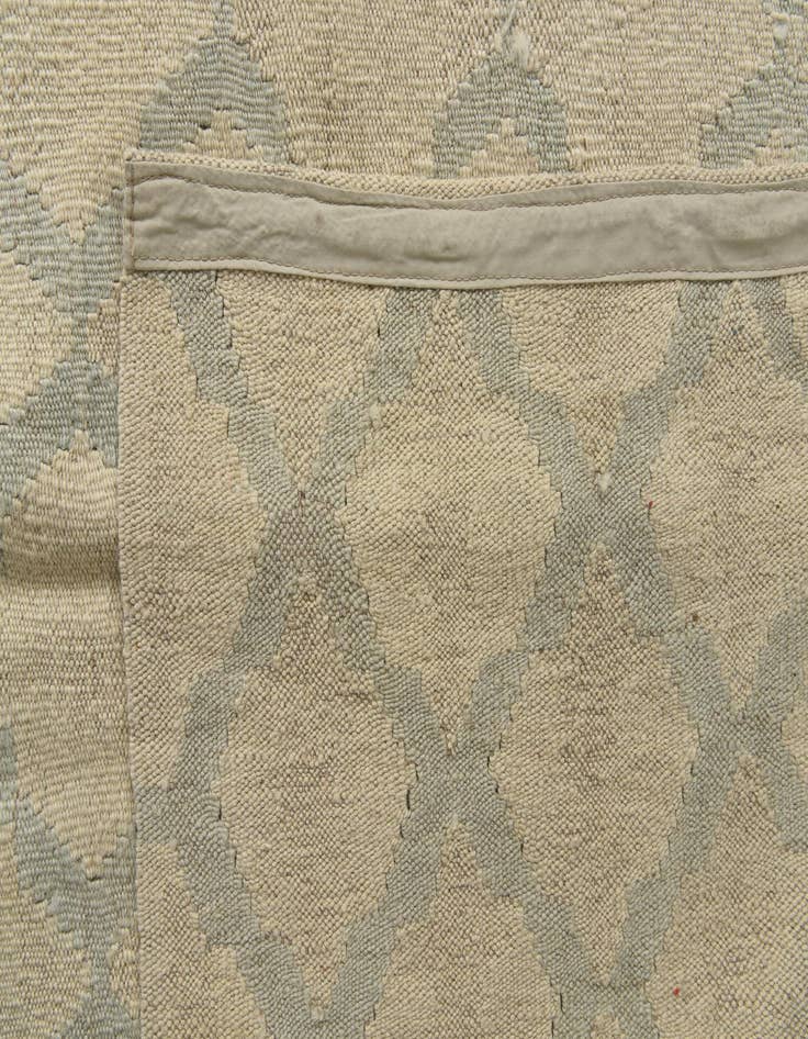 Detail image of  8' 10 x 9' 5  Hand Woven Kilim Modern Wool Square Rug