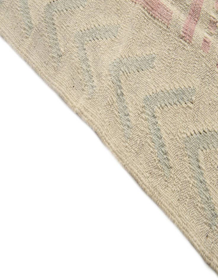 Detail image of  5' 2 x 5' 11  Hand Woven Kilim Modern Wool Square Rug