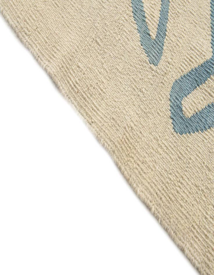 Detail image of  5' 4 x 6' 3  Hand Woven Kilim Modern Wool Square Rug