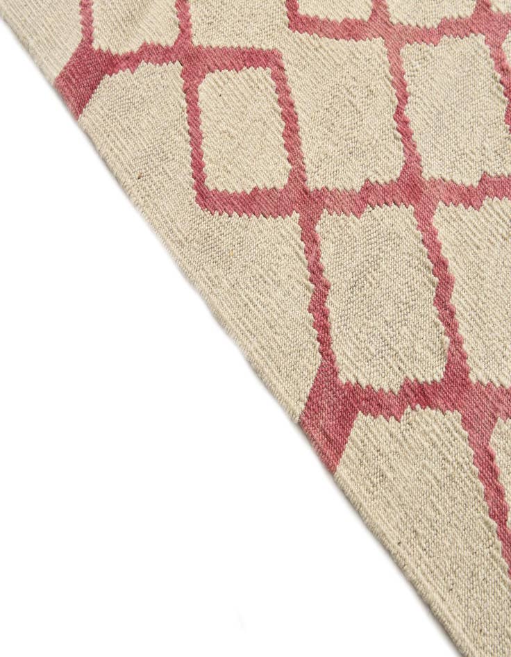 Detail image of  6' 6 x 7' 7  Hand Woven Kilim Modern Wool Square Rug