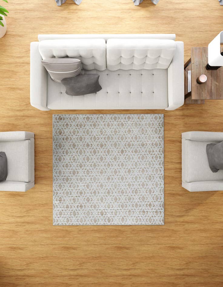 Detail image of  7' 10 x 7' 10 Laguna Square Rug