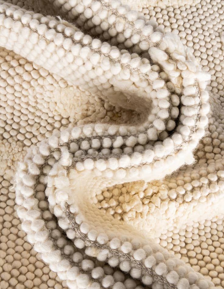 Detail image of  10' x 10'  Hand Woven Lana New Zealand Wool Square Rug