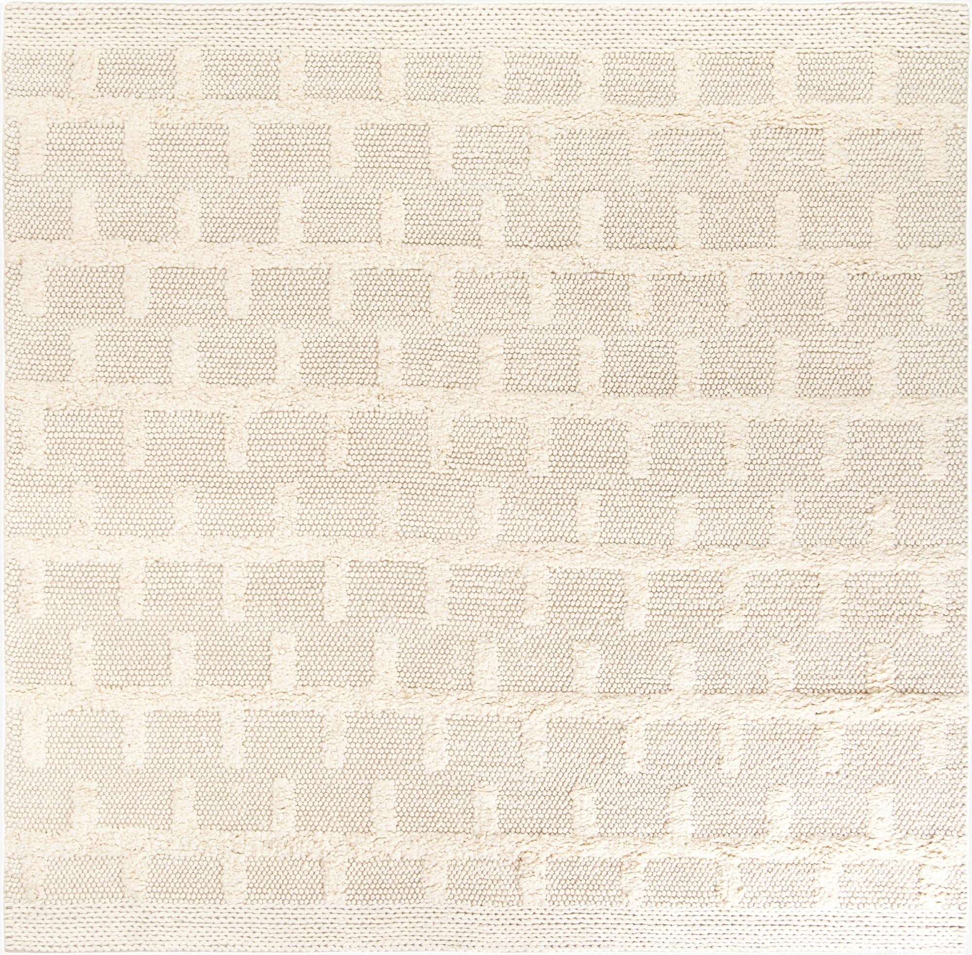  10' x 10'  Hand Woven Lana New Zealand Wool Square Rug