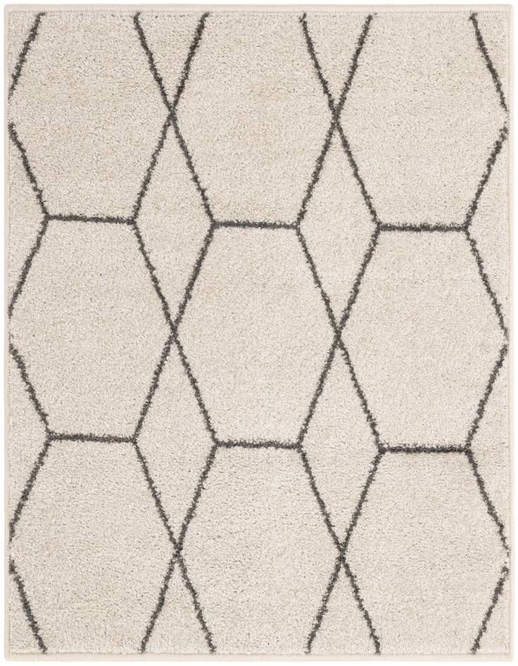 Detail image of  3' x 3' Lattice Frieze Square Rug