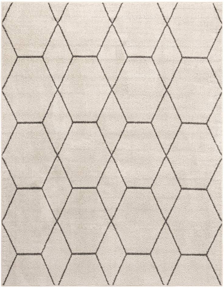 Detail image of 7' x 7' Lattice Frieze Square Rug