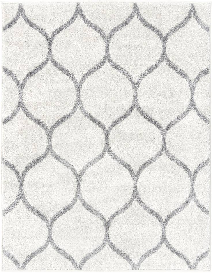Detail image of  4' x 4' Lattice Frieze Square Rug
