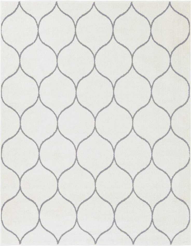 Detail image of  7' x 7' Lattice Frieze Square Rug