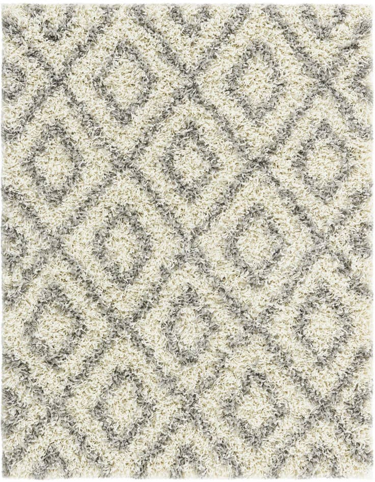 Detail image of  3' 3 x 3' 3 Lattice Shag Square Rug