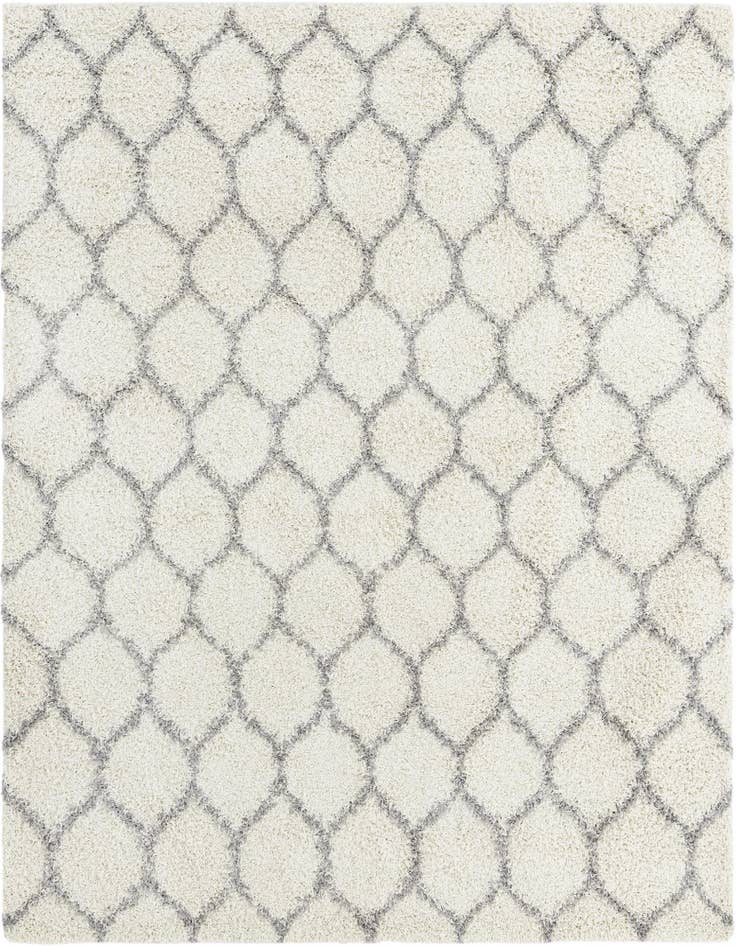 Detail image of  7' 10 x 7' 10 Lattice Shag Square Rug