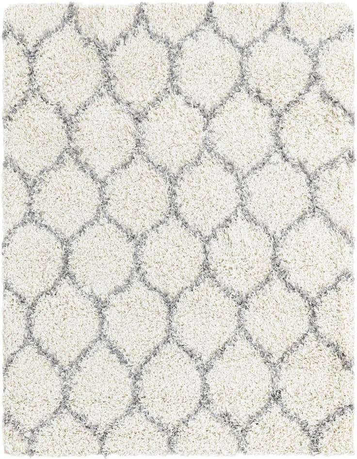 Detail image of  4' x 4' Lattice Shag Square Rug