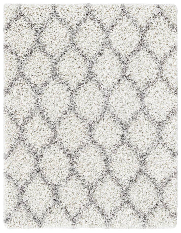 Detail image of  3' 3 x 3' 3 Lattice Shag Square Rug