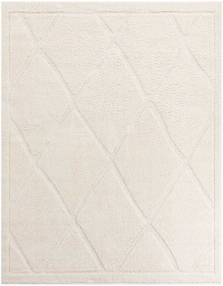 Detail image of  7' 10 x 7' 10 Lattice Shag Square Rug