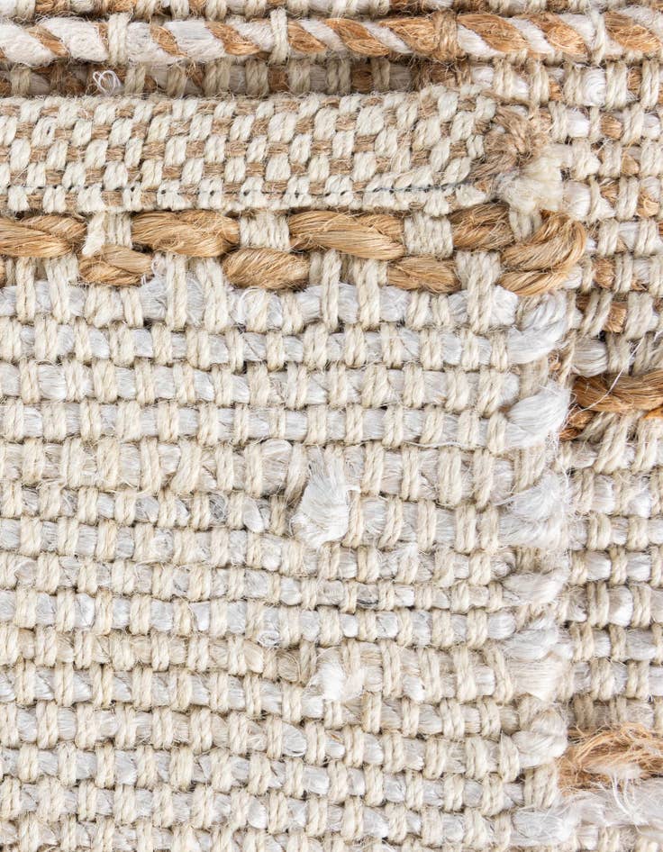 Detail image of  10' x 10'  Hand Braided Laurel Handwoven Jute Square Rug