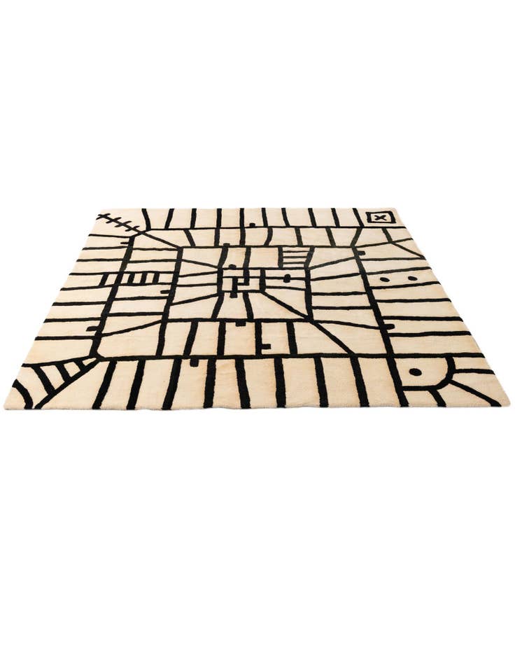 Detail image of  8' 2 x 8' 3 Luna Wool Square Rug