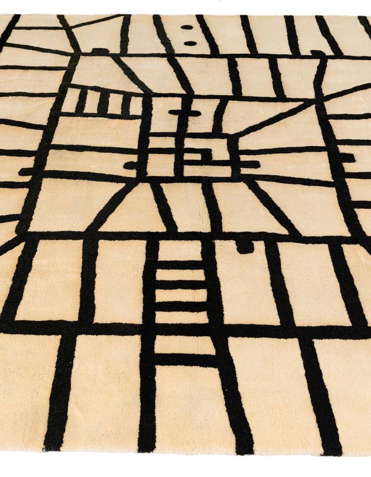 Detail image of  8' 2 x 8' 3 Luna Wool Square Rug