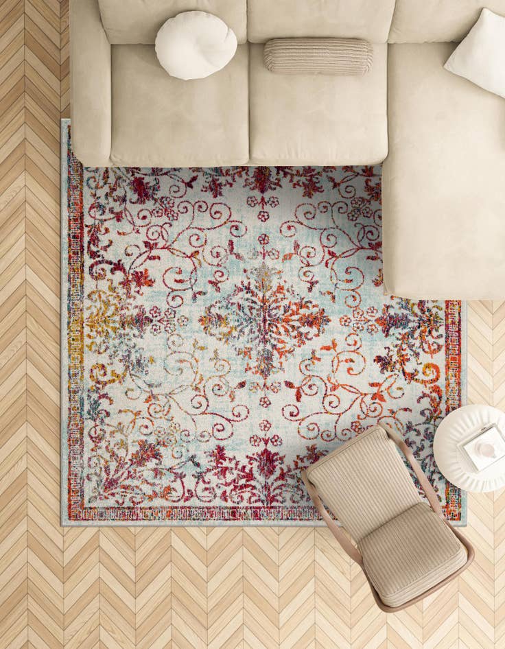 Detail image of  7' 10 x 7' 10 Madeline Square Rug