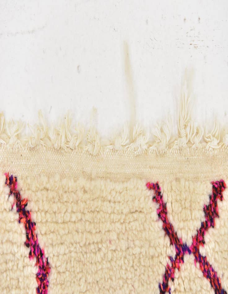 Detail image of  5' 7 x 6' 8  Hand Knotted Moroccan Wool Square Rug