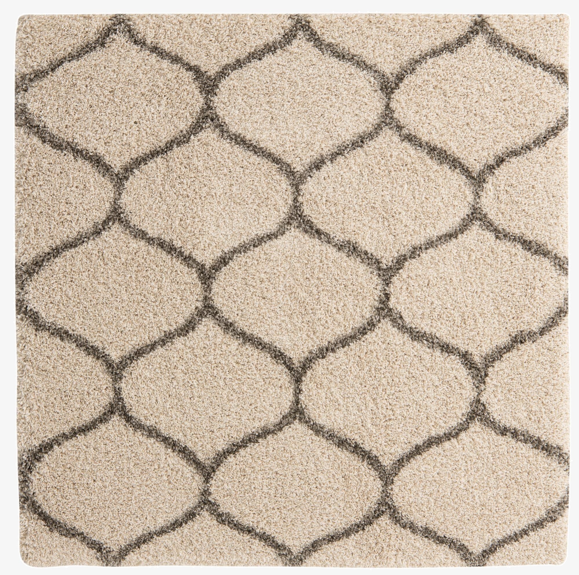  5' x 5' Moroccan Shag Square Rug