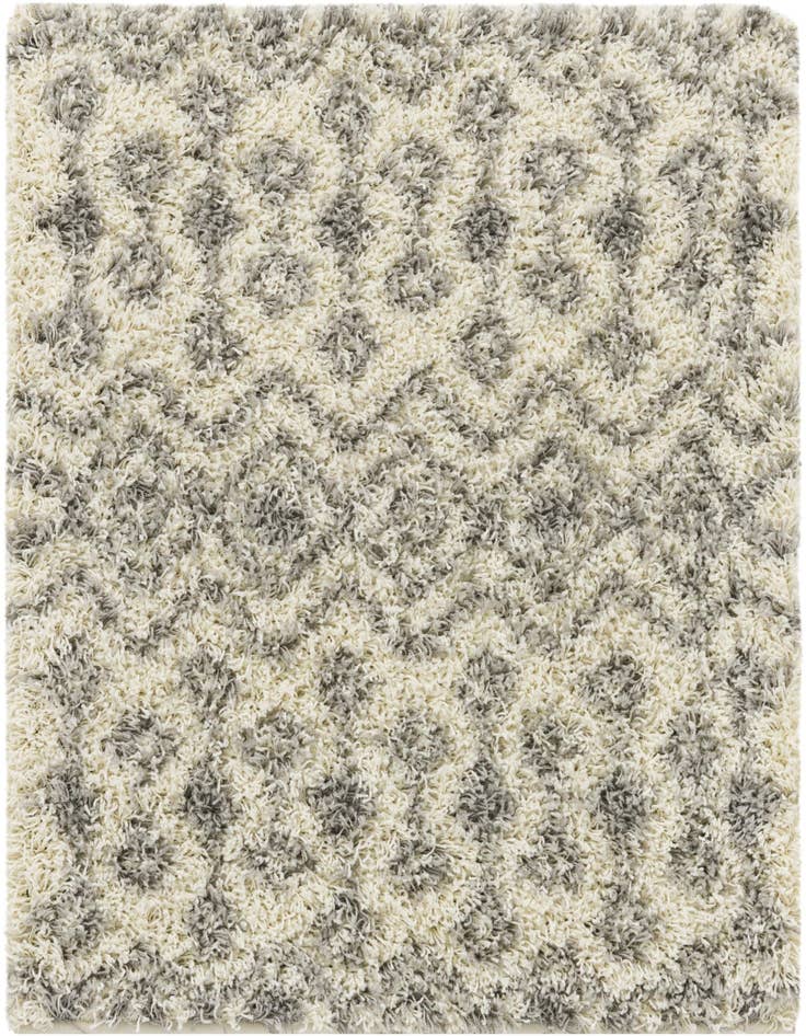 Detail image of  3' x 3' Moroccan Trellis Shag Square Rug