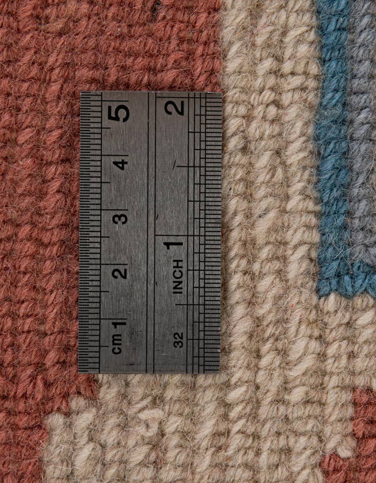 Detail image of  6' 7 x 6' 8  Hand Knotted Nepal Wool Square Rug