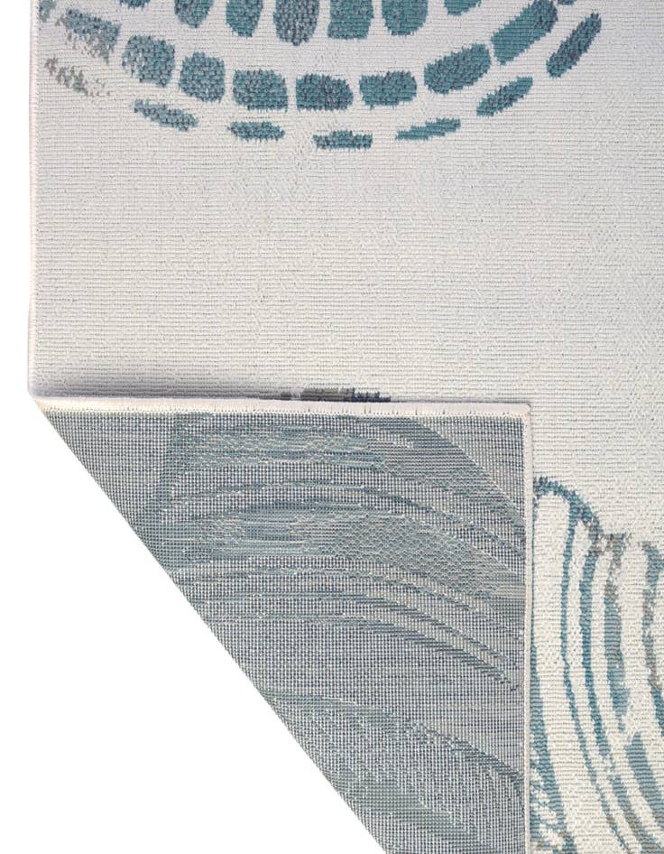 Detail image of  7' 10 x 7' 10  Washable Coastal Indoor / Outdoor Square Rug
