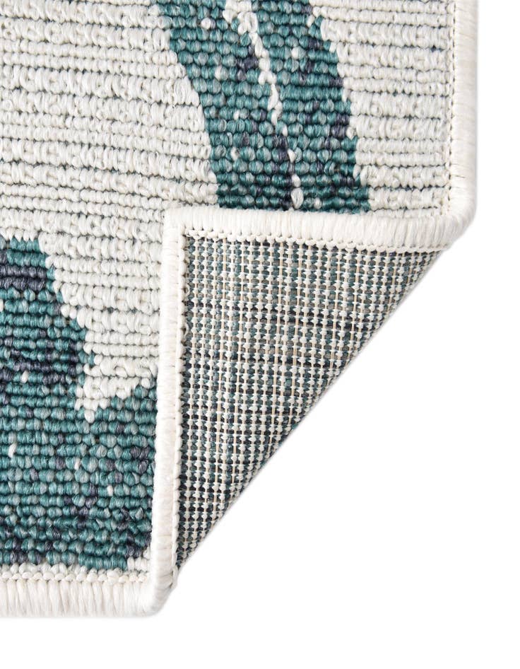 Detail image of  7' 10 x 7' 10  Washable Coastal Indoor / Outdoor Square Rug