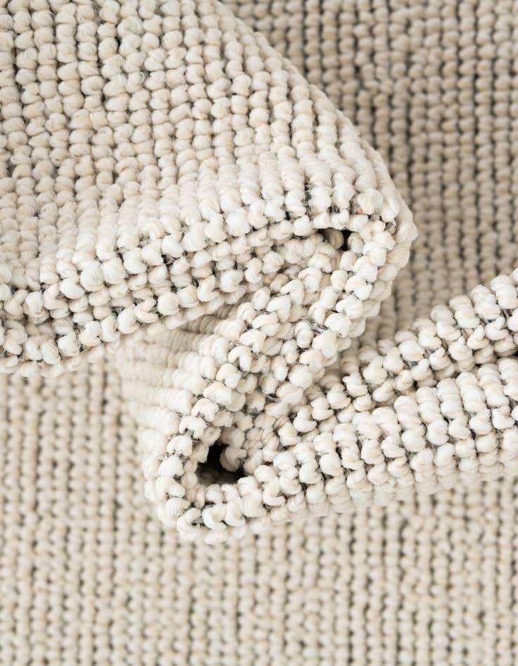 Detail image of  7' 10 x 7' 10  Washable Solid Indoor / Outdoor Square Rug