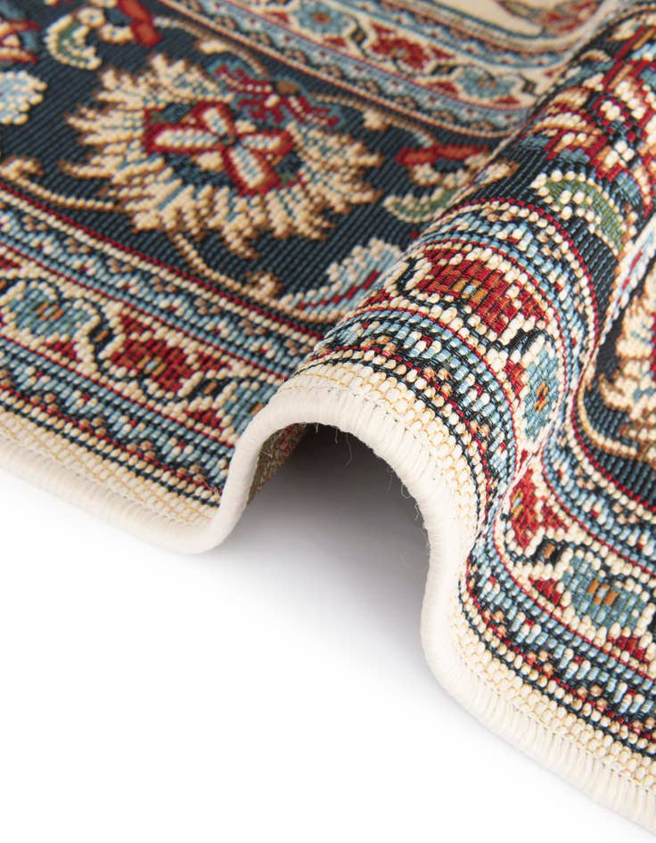 Detail image of  10' x 10'  Washable Traditional Indoor / Outdoor Square Rug