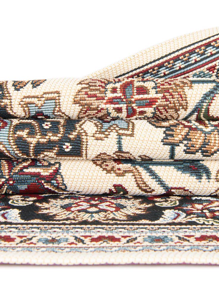 Detail image of  10' x 10'  Washable Traditional Indoor / Outdoor Square Rug