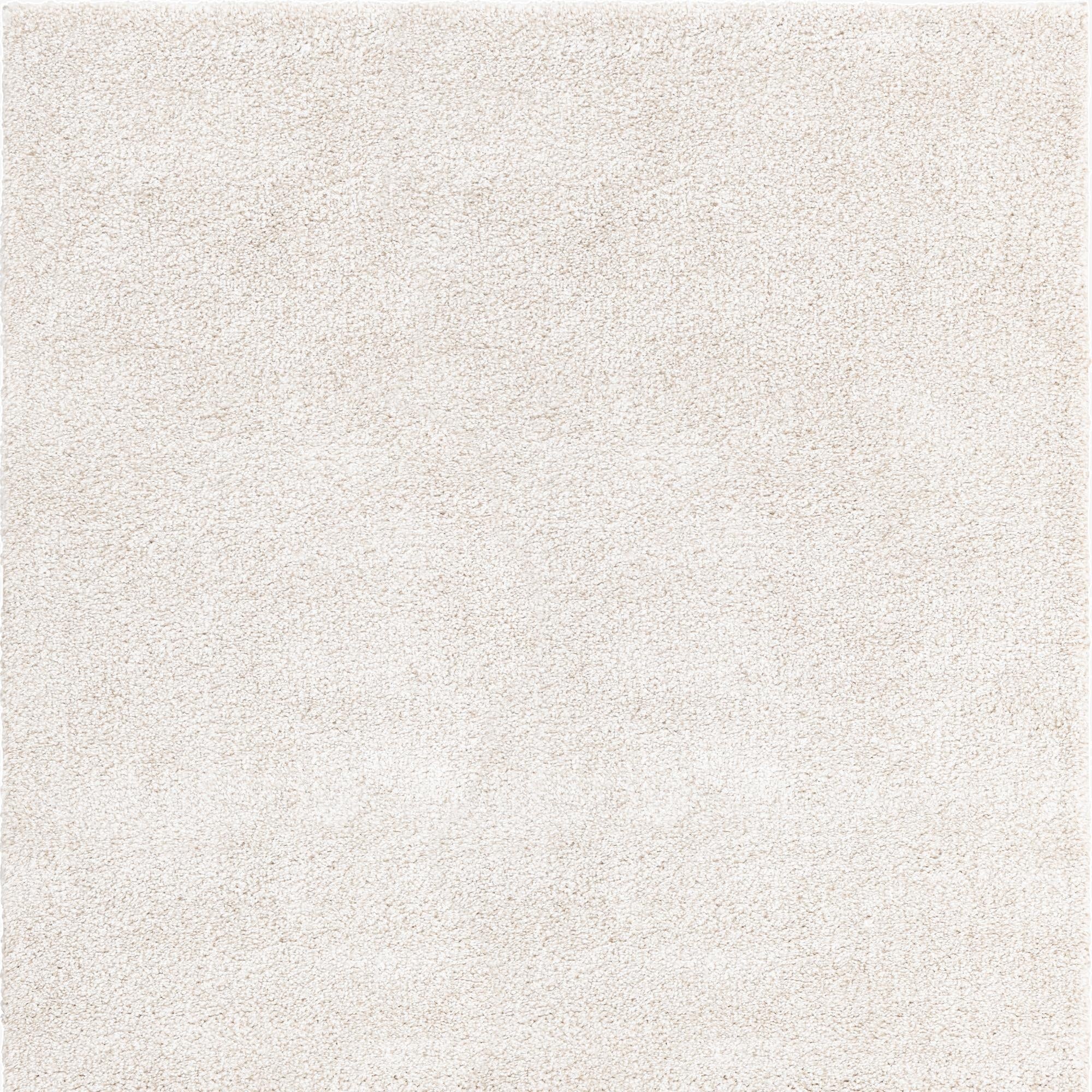  5' x 5' Solid Frieze Square Rug