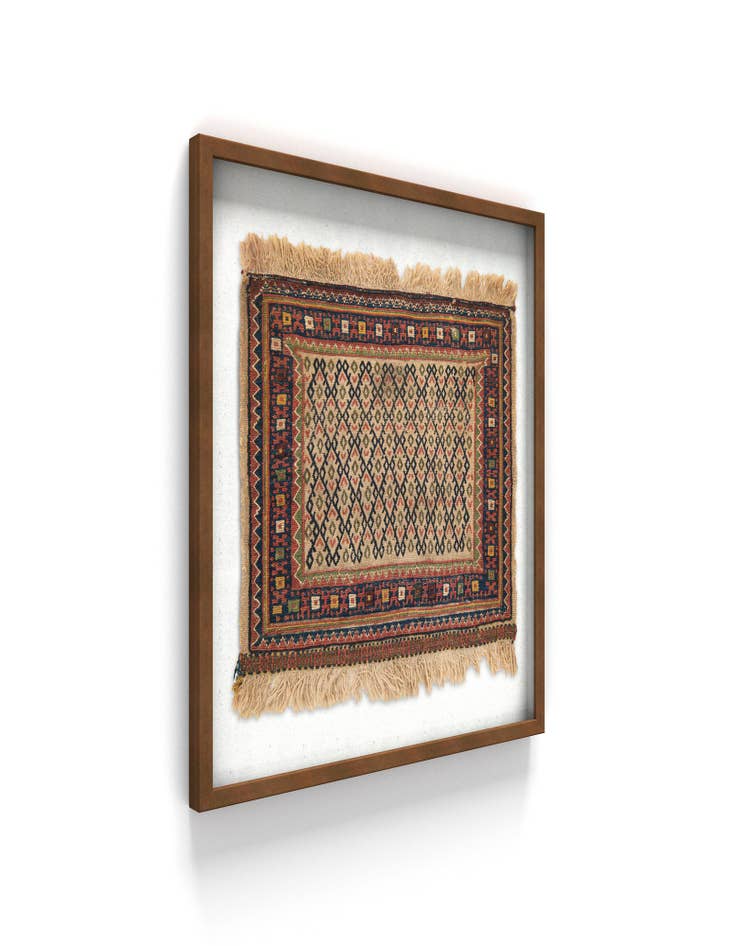 Detail image of  2' x 2' 1 Textile Wall Art Square Rug