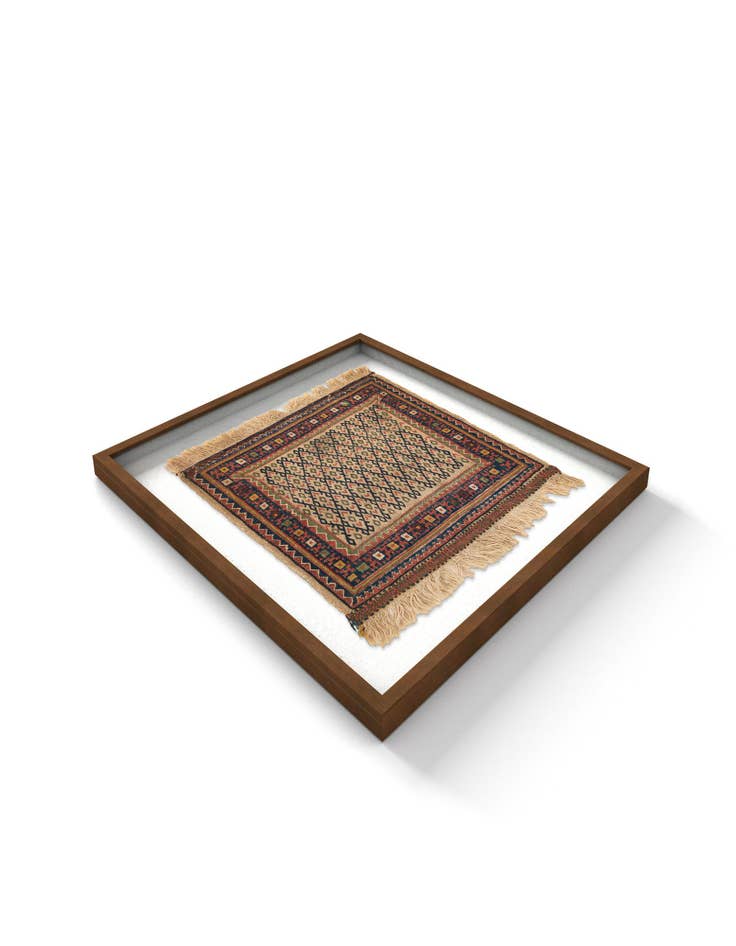Detail image of  2' x 2' 1 Textile Wall Art Square Rug