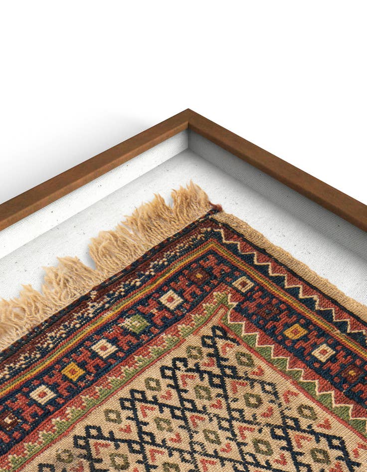 Detail image of  2' x 2' 1 Textile Wall Art Square Rug