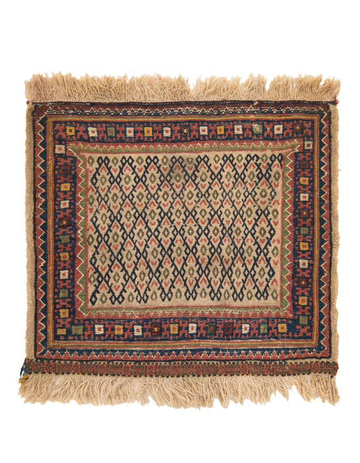 Detail image of  2' x 2' 1 Textile Wall Art Square Rug