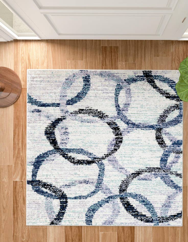 Detail image of  6' 1 x 6' 1 Tucson Square Rug