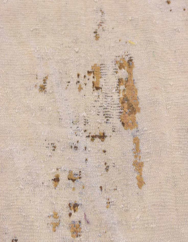 Detail image of  4' 10 x 5'  Hand Knotted Ultra Vintage Persian Wool Square Rug