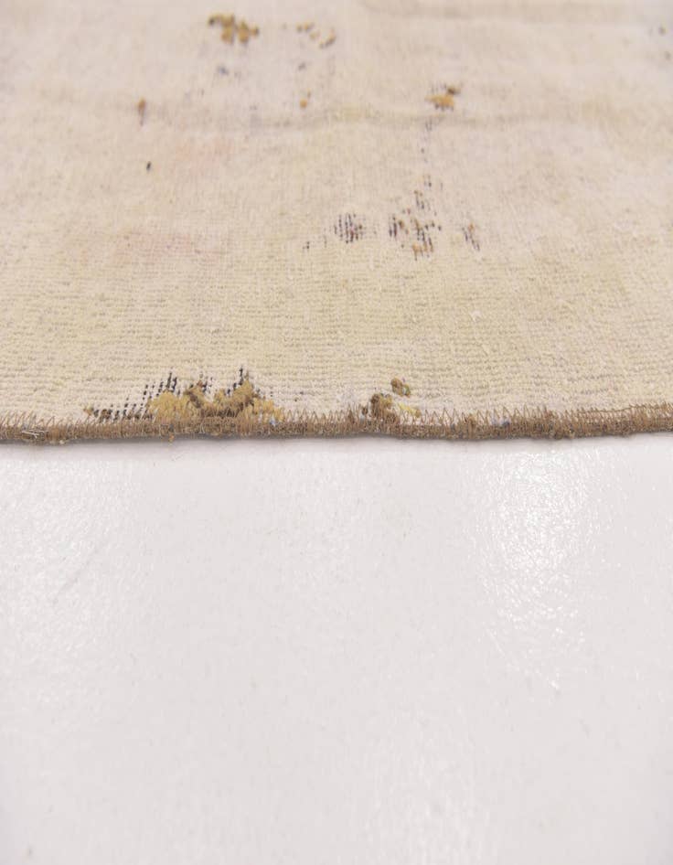 Detail image of  4' 10 x 5'  Hand Knotted Ultra Vintage Persian Wool Square Rug