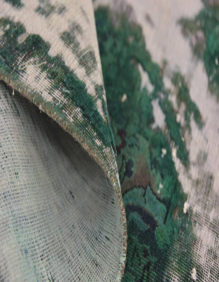 Detail image of  5' 10 x 7'  Hand Knotted Ultra Vintage Persian Wool Square Rug