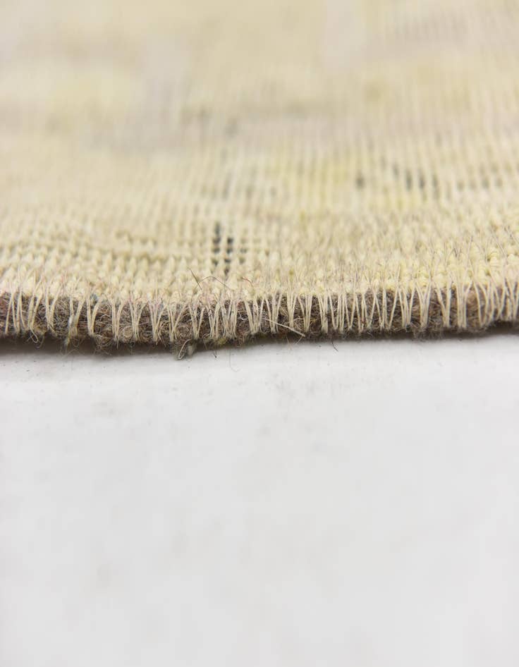 Detail image of  5' 2 x 6' 8  Hand Knotted Ultra Vintage Persian Wool Square Rug